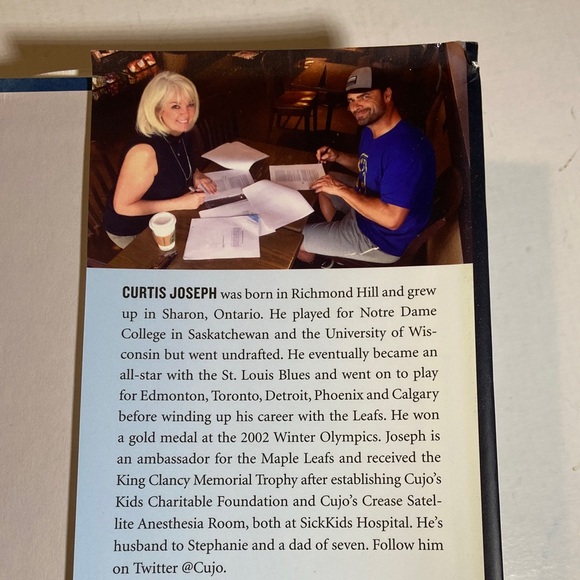 CUJO Book by Curtis Joseph -Autographed copy! - Picture 5 of 6